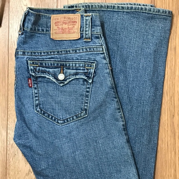 Levi's | Jeans | Levis 542 Low Flare Womens Size M | Poshmark